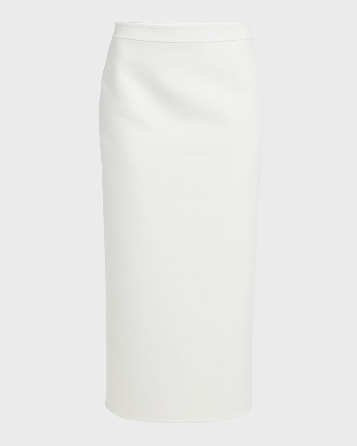 Valentino Garavani Cashmere Compact Pencil Midi Skirt