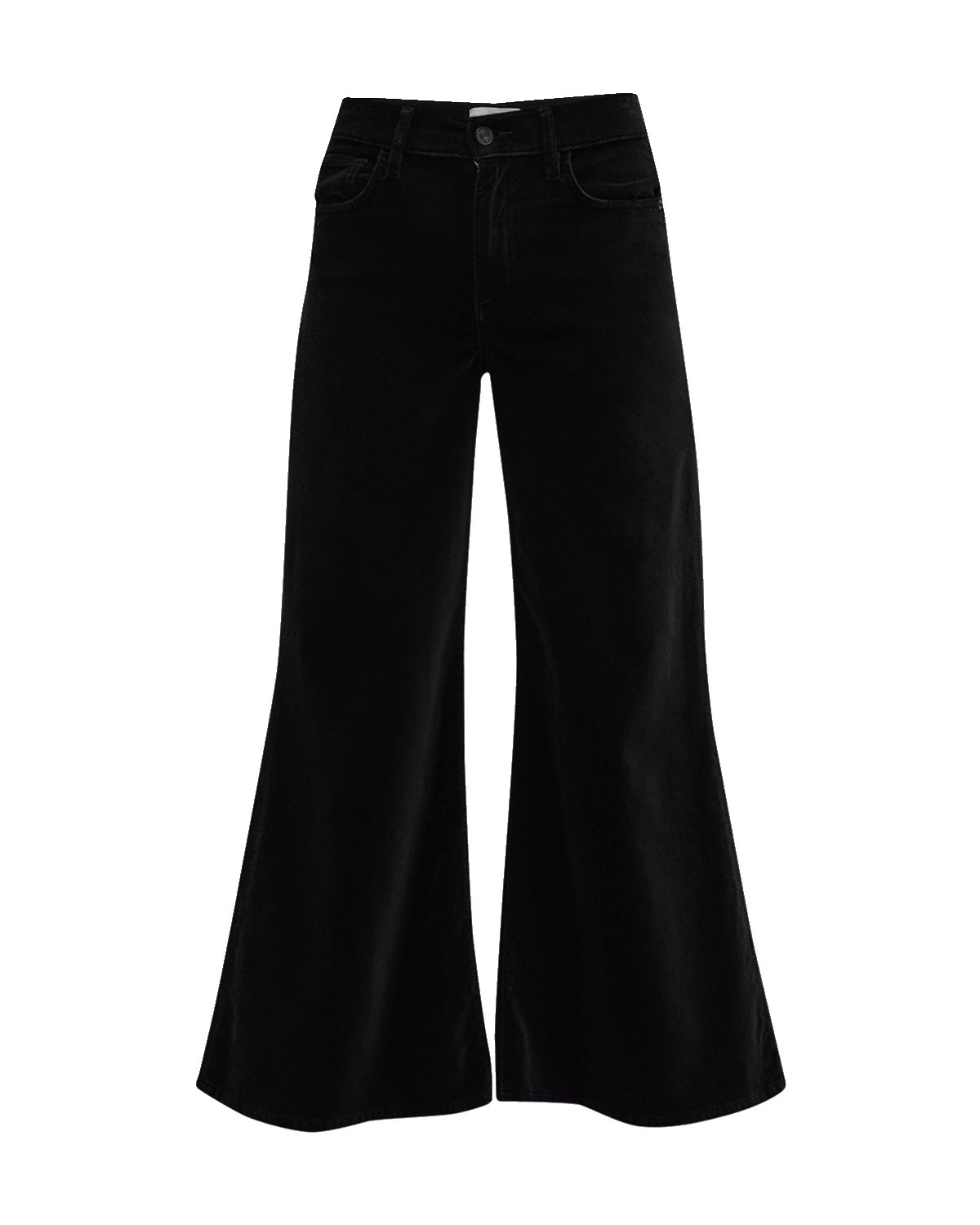 FRAME Le Palazzo Crop Velveteen Jeans