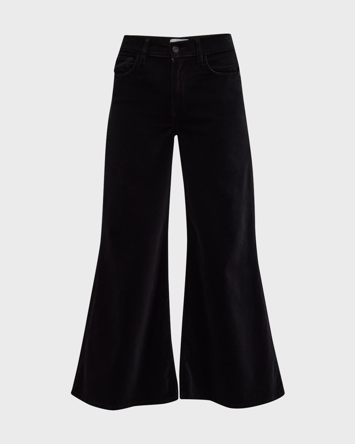 FRAME Le Palazzo Crop Velveteen Jeans
