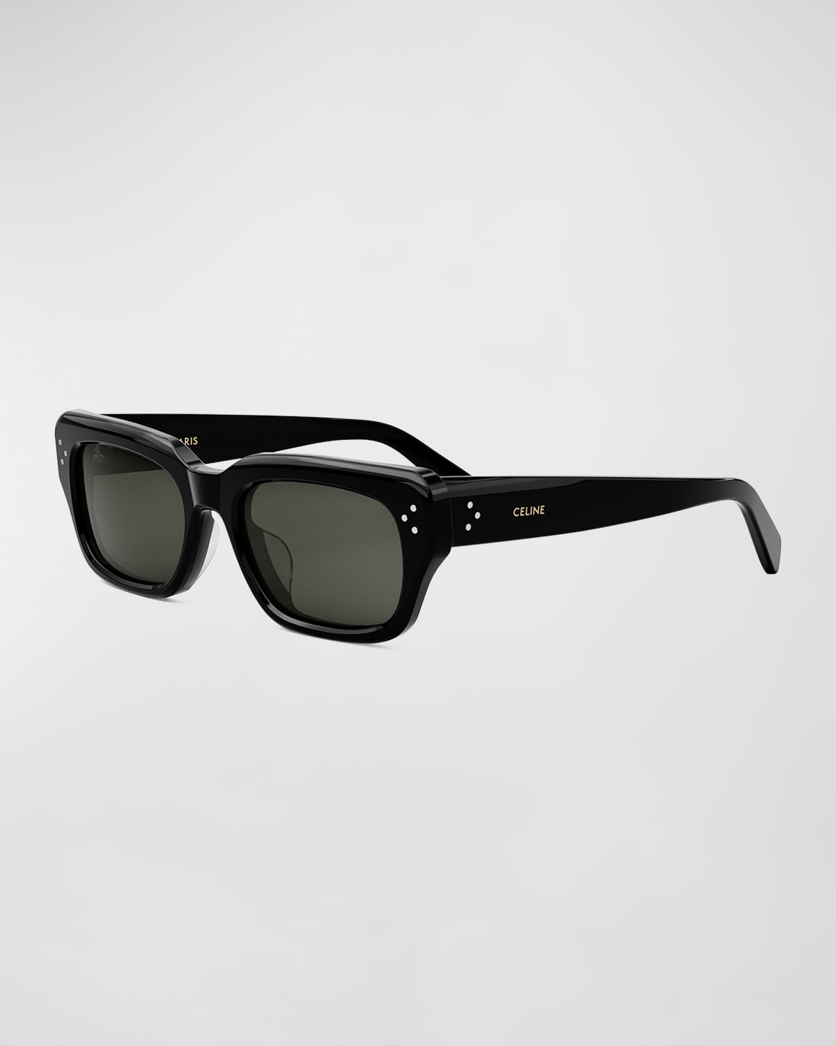 Men & apos;s 3-Dot Acetate Rectangle Sunglasses