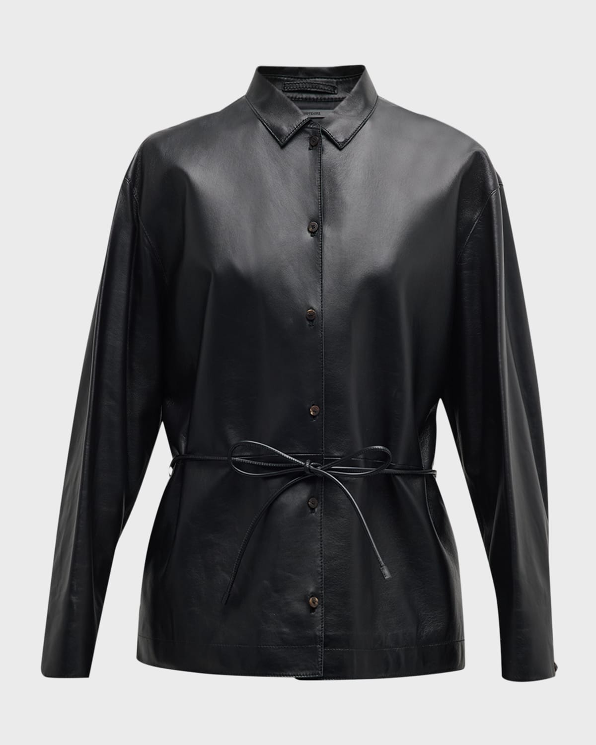 LE17SEPTEMBRE Belted Leather Jacket