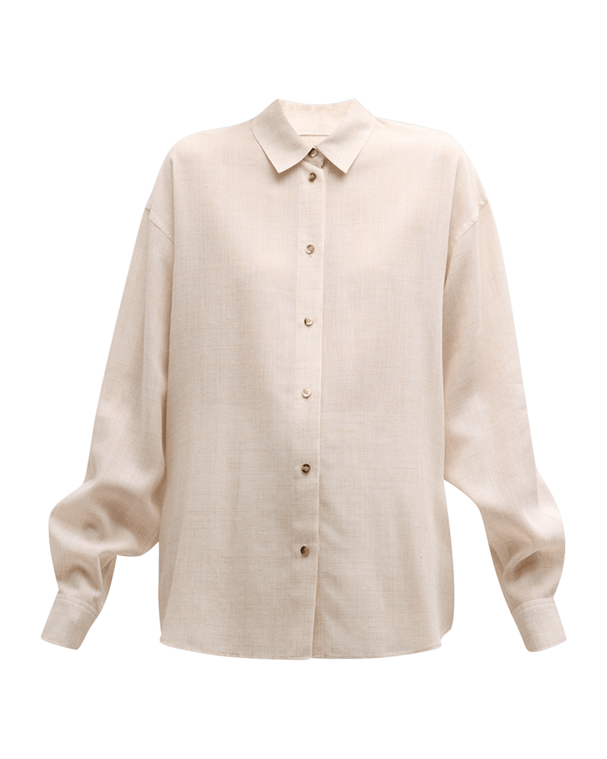 LE17SEPTEMBRE Button-Front Belted Linen Shirt