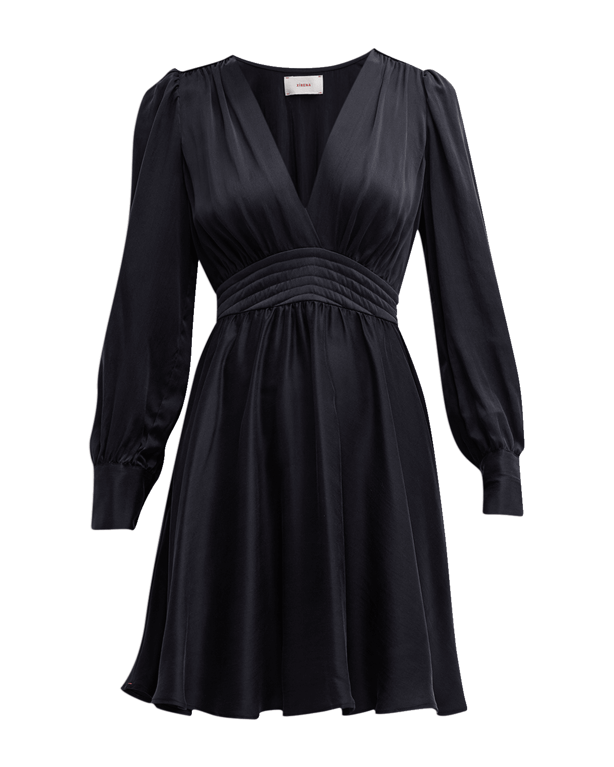 Xirena Cosima Deep V-Neck Silk Mini Dress