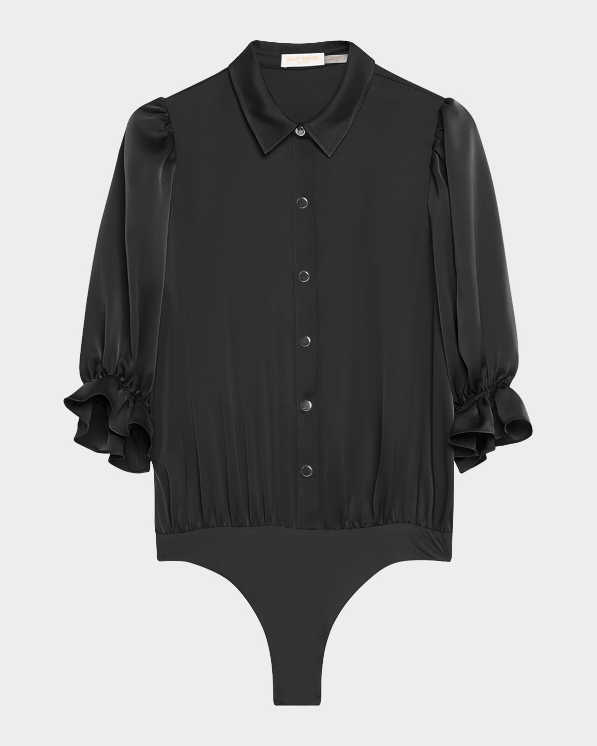 Ramy Brook Dina Satin Bodysuit