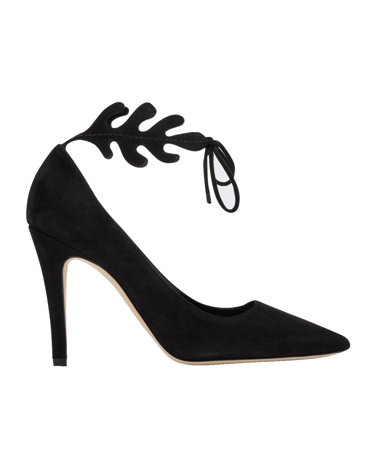Manolo Blahnik Suede Ankle-Cuff Stiletto Pumps