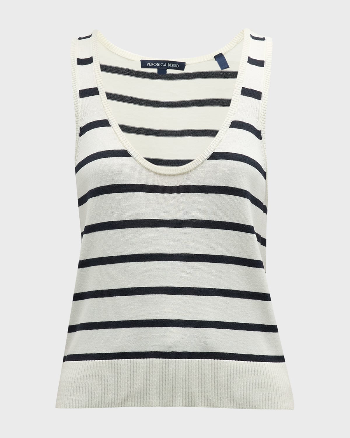 Veronica Beard Conroe Stripe Tank Top