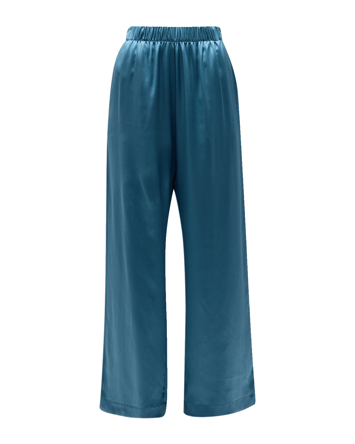 Sablyn Mid-Rise Wide-Leg Silk Pants