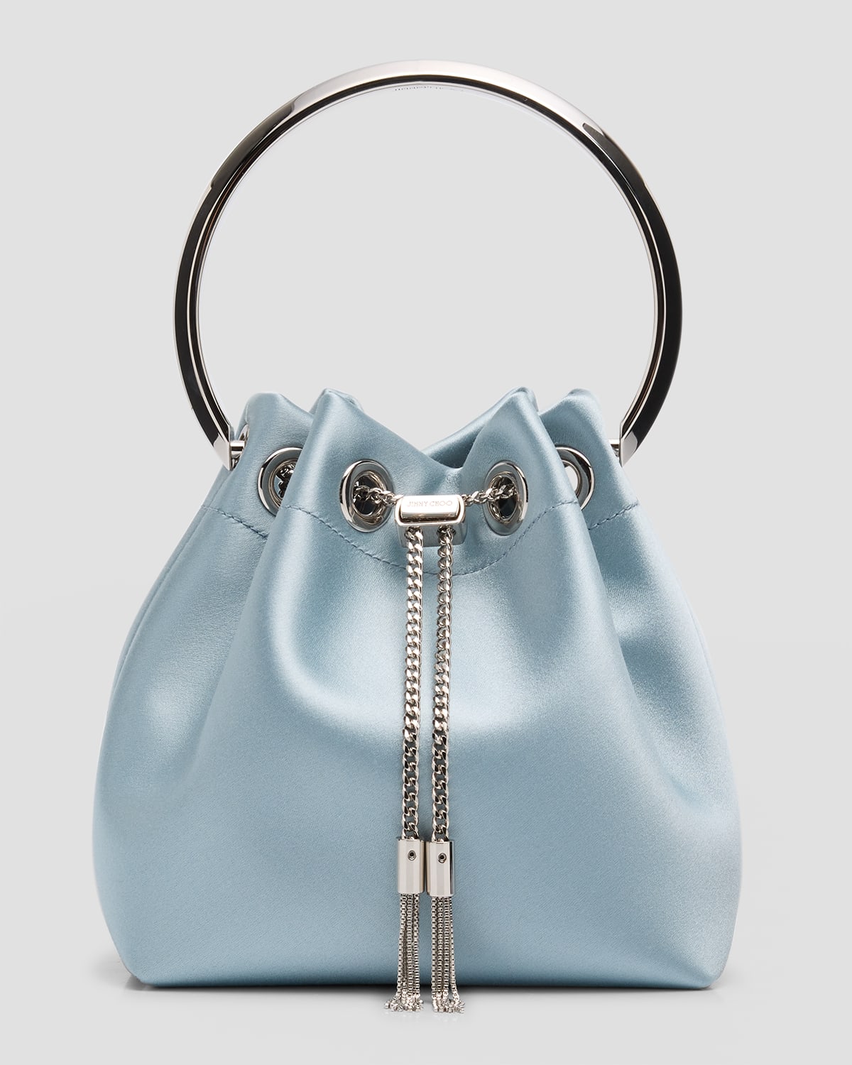 Jimmy Choo Bon Bon Drawstring Ring Top-Handle Bag