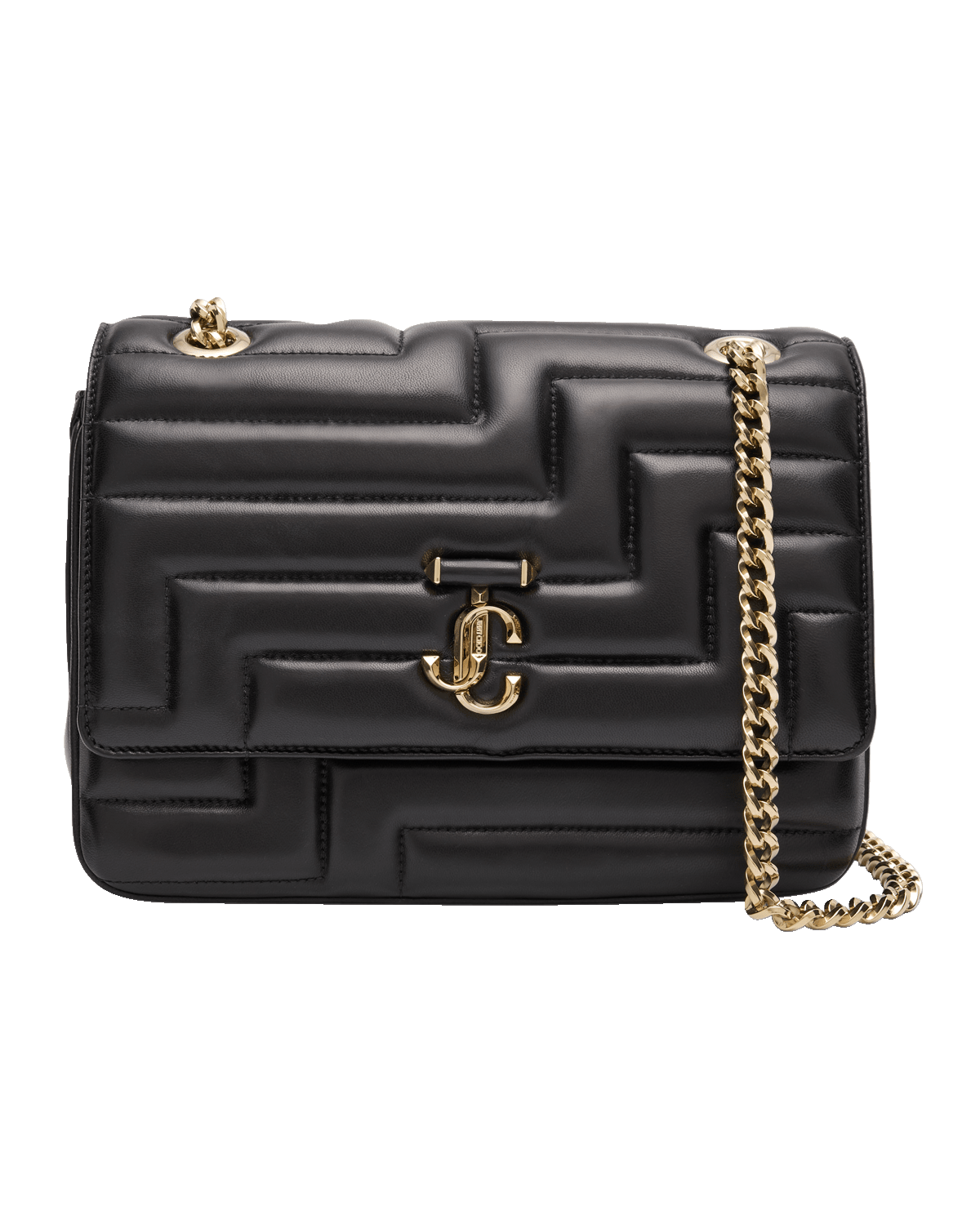 Jimmy Choo Avenue Quilted Leather Shoulder Bag