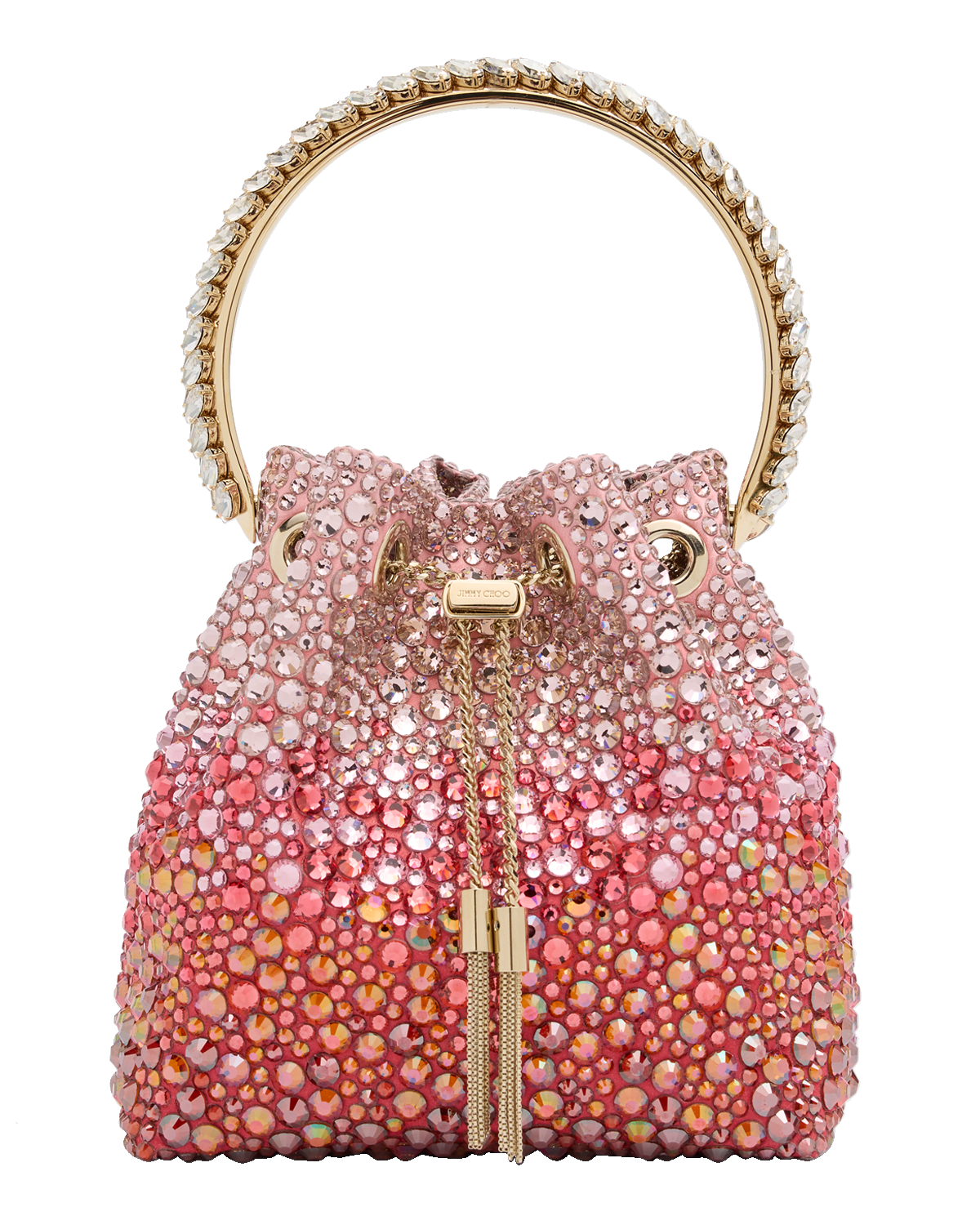 Jimmy Choo Bon Bon Crystal Top-Handle Bag