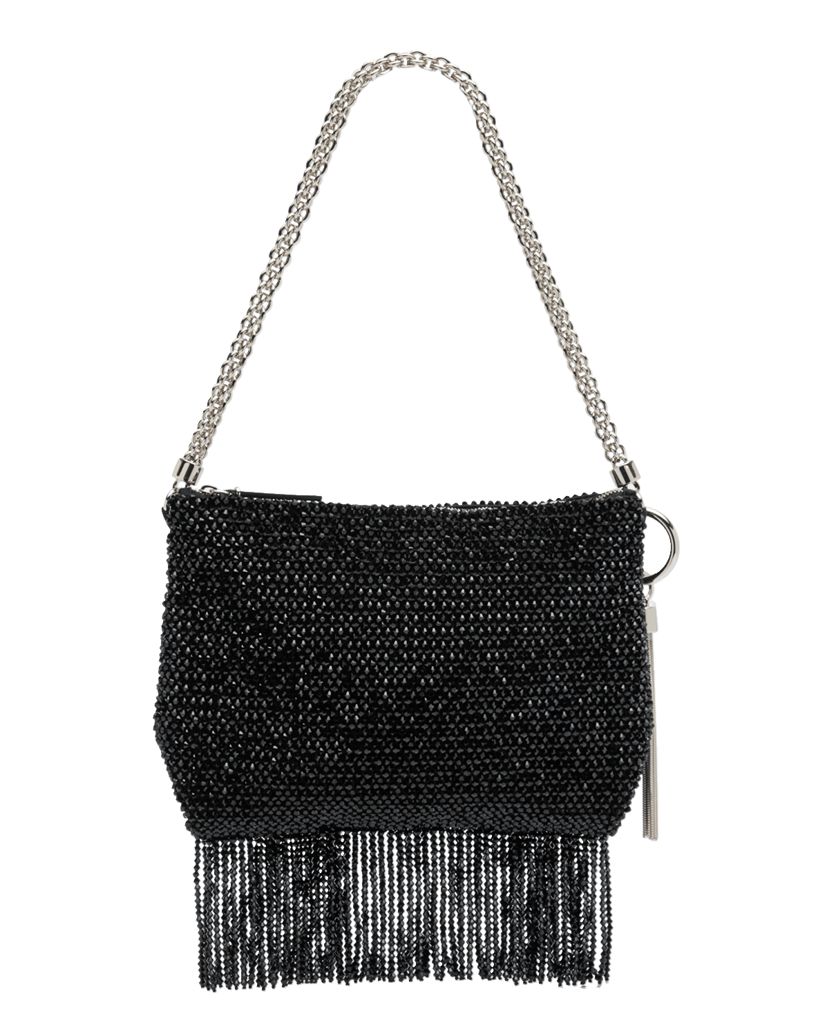 Jimmy Choo Callie Fringe Beaded Shoulder Bag