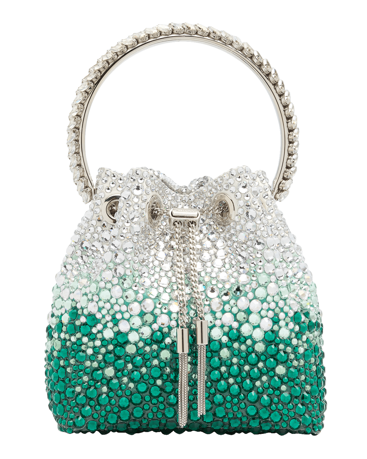 Jimmy Choo Bon Bon Crystal Top-Handle Bag