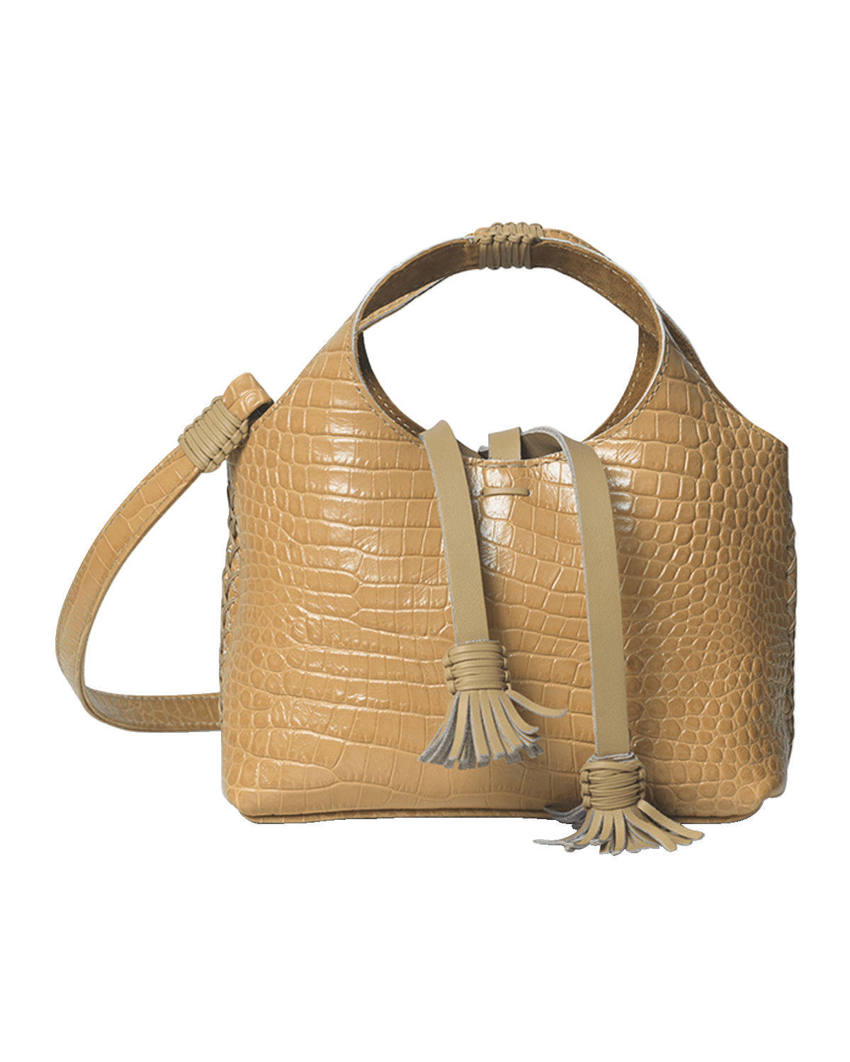Callista City Micro Croc-Embossed Crossbody Bag