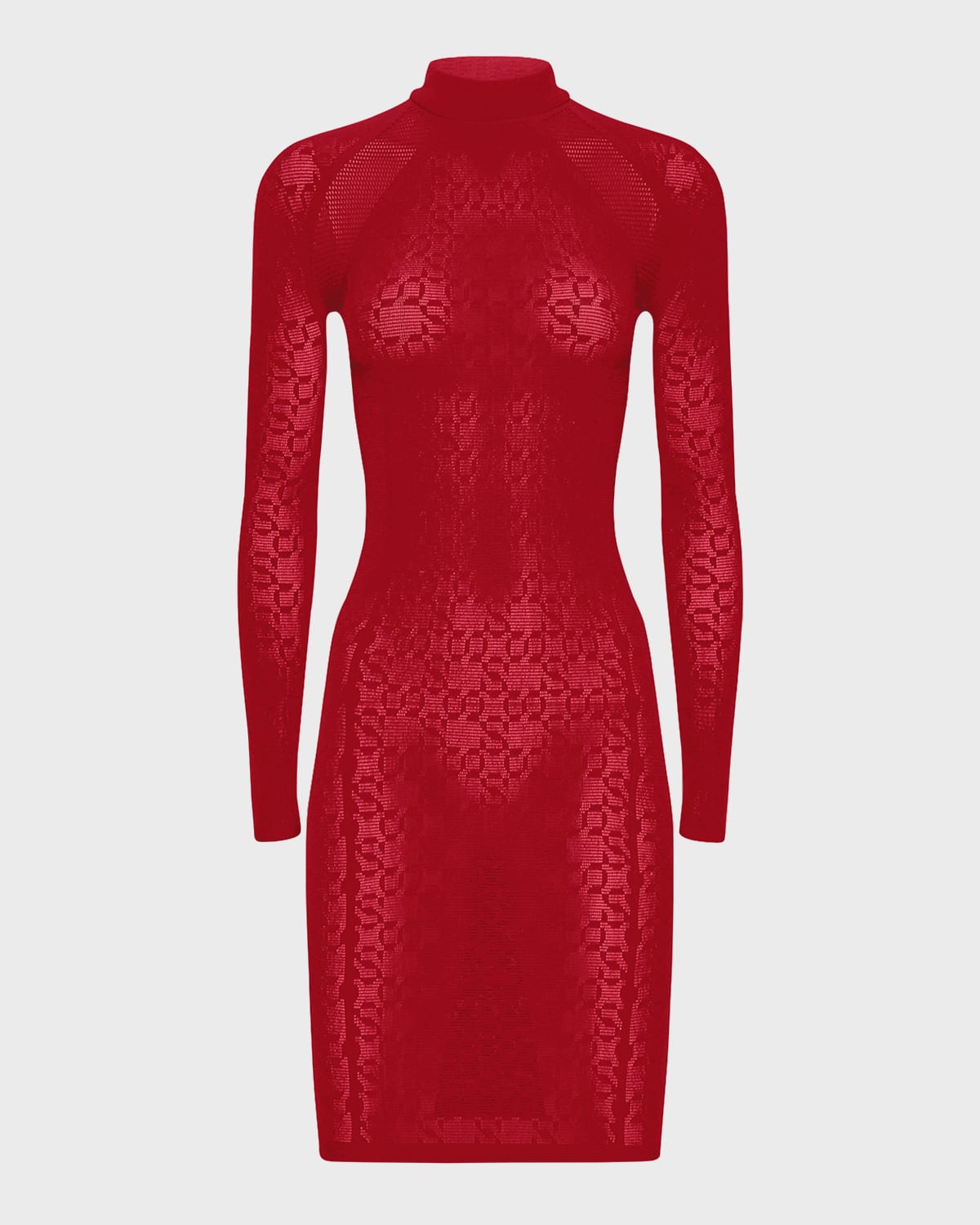 Wolford x Simkhai Warp-Knit Logo Mini Dress