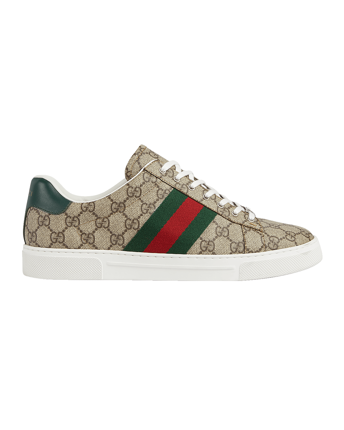 Gucci Men's Gucci Ace Low-Top Sneakers with Web