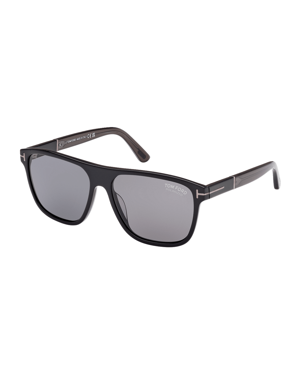 TOM FORD Men's Frances Polarized Acetate Square Sunglasses