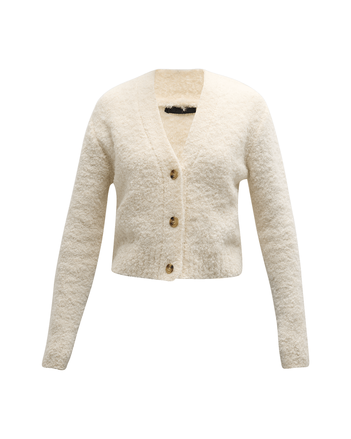 ATM Anthony Thomas Melillo Wool-Blend Boucle Cropped Cardigan