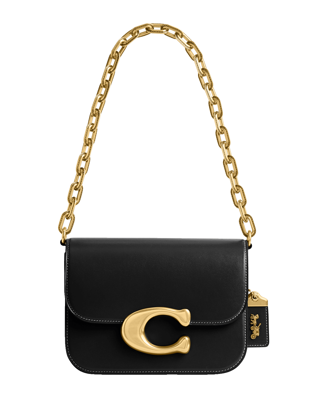 Coach Idol Luxe Leather Shoulder Bag