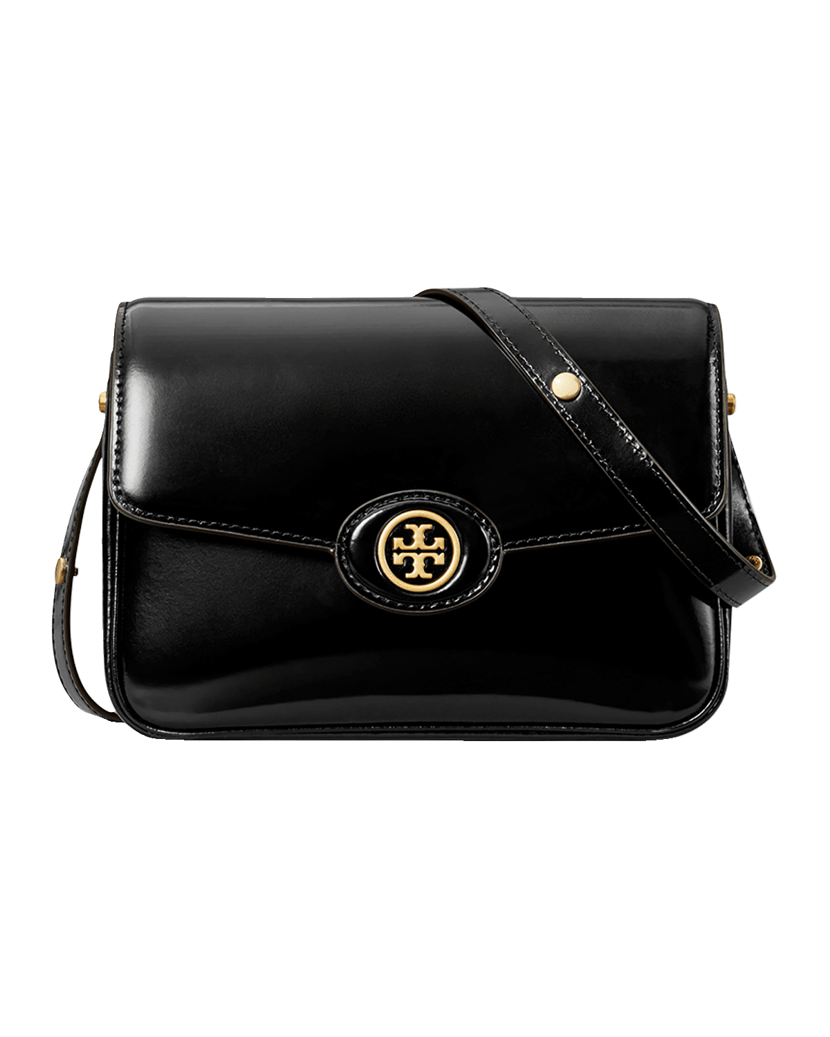 Tory Burch Robinson Convertible Patent Shoulder Bag