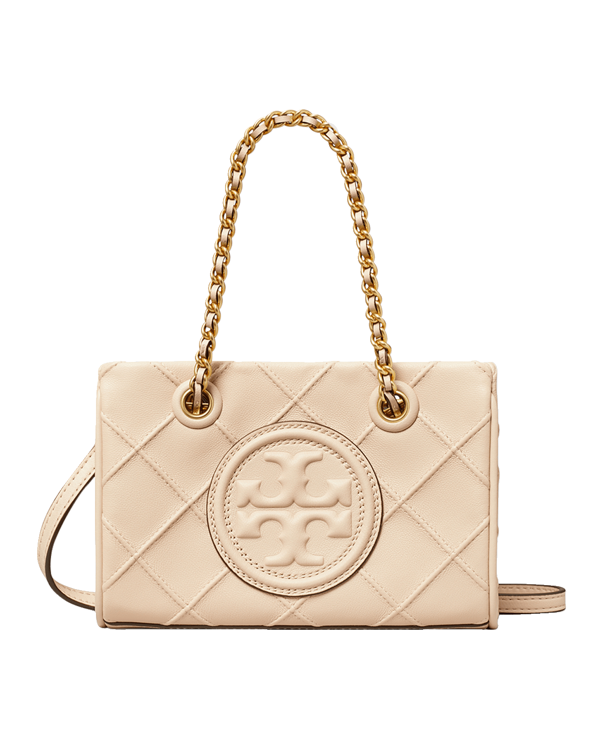 Tory Burch Fleming Mini Quilted Chain Tote Bag
