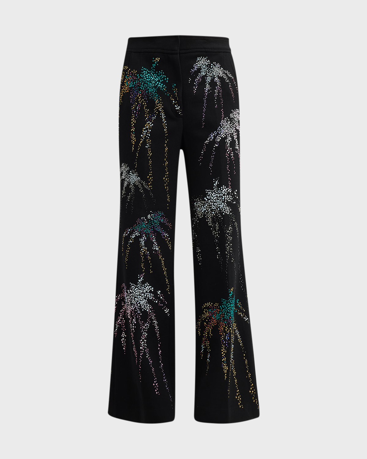 Libertine Aladdin Sane High-Rise Strass-Embellished Straight-Leg Pants