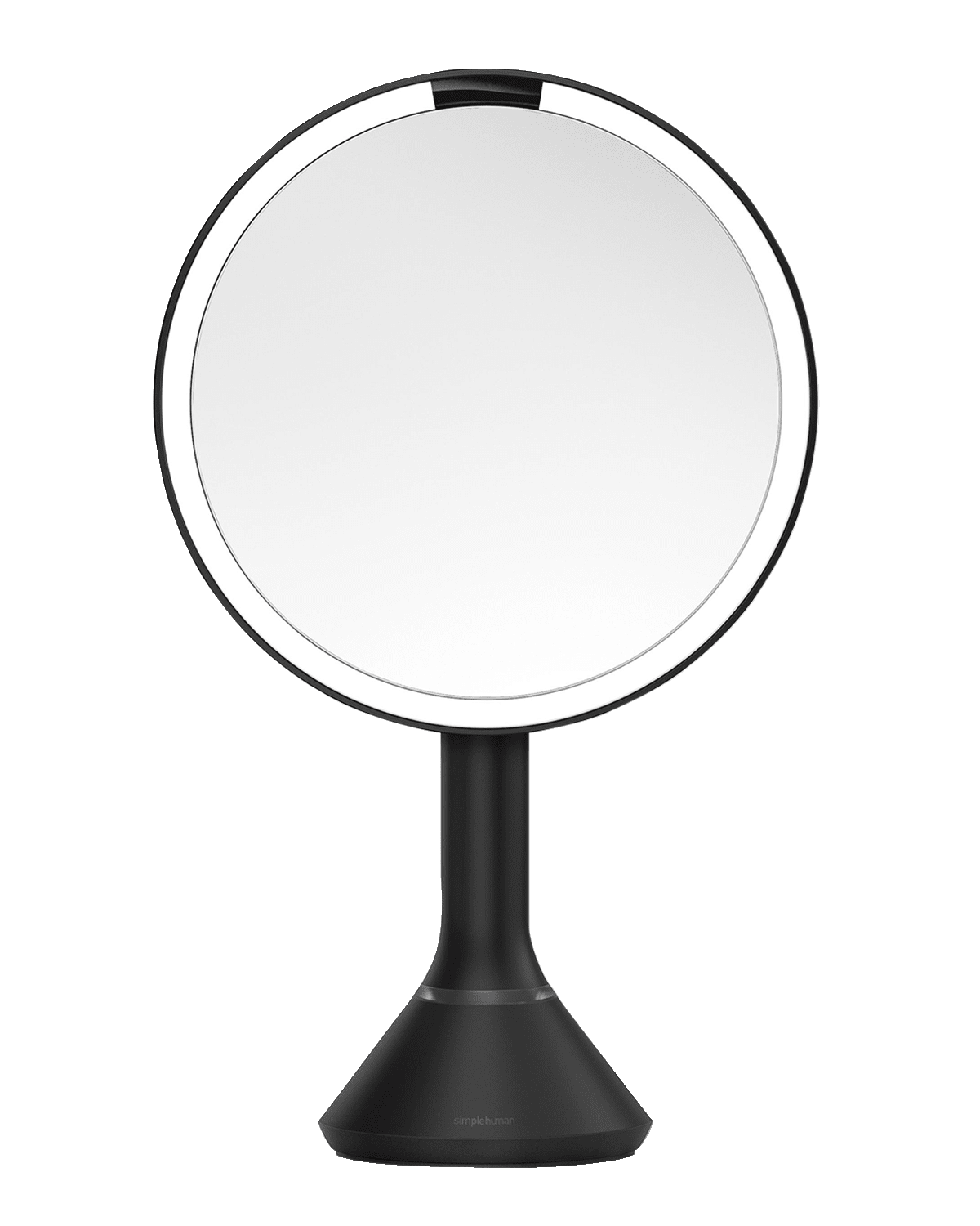 simplehuman 8" Sensor Mirror With Brightness Control, Matte Black