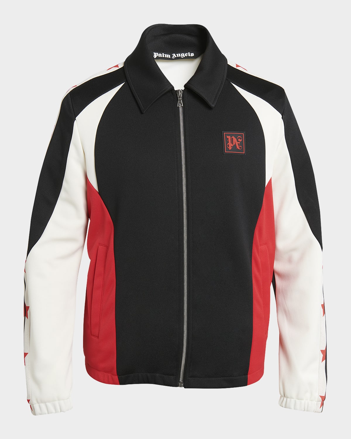 Palm Angels Men's Colorblock Zip Track Jacket