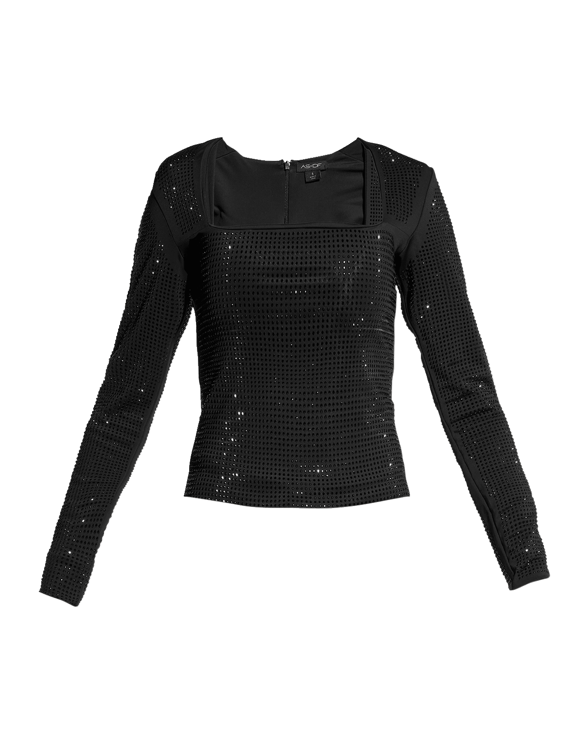 AS by DF Majesty Studded Long-Sleeve Top