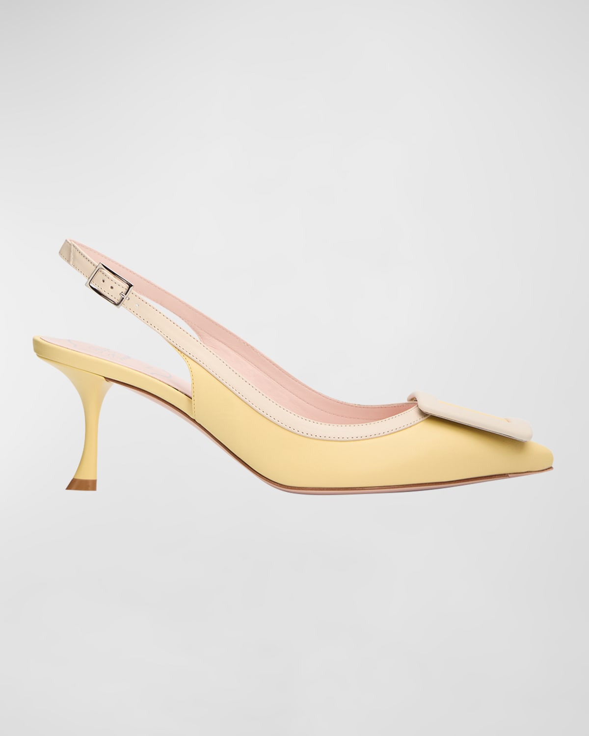Roger Vivier Viv In The City Bicolor Slingback Pumps