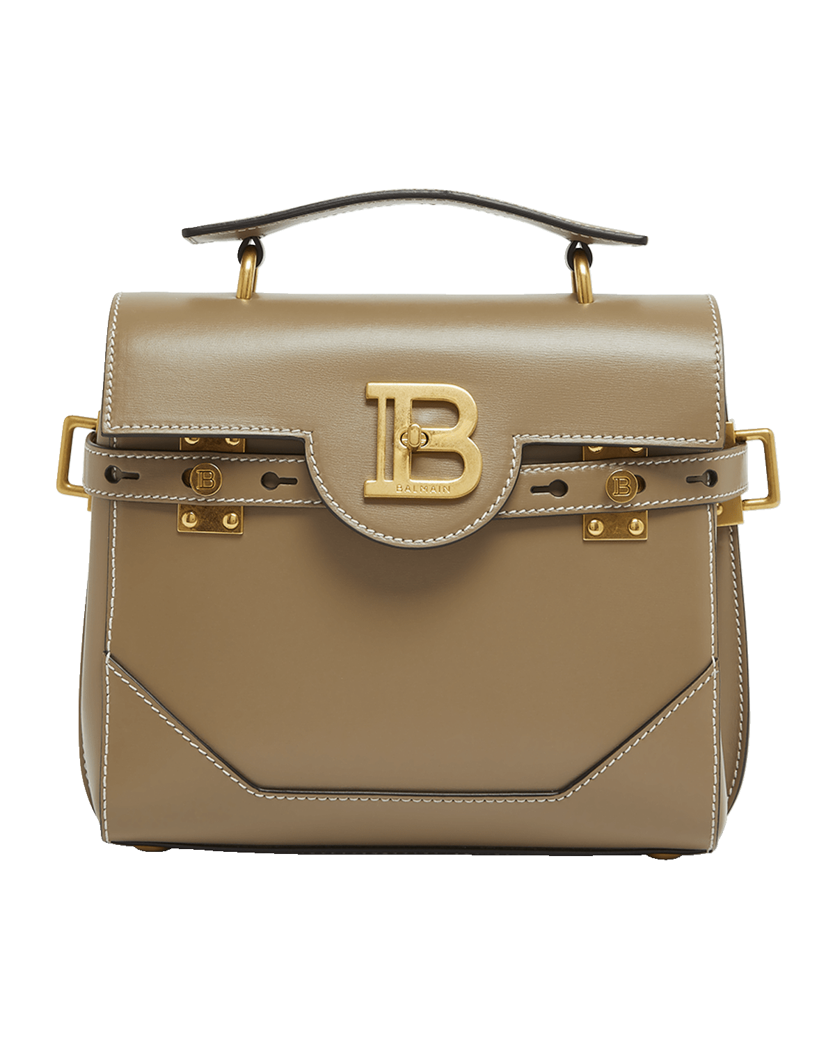 Balmain BBuzz 23 Top-Handle Bag in Smooth Leather