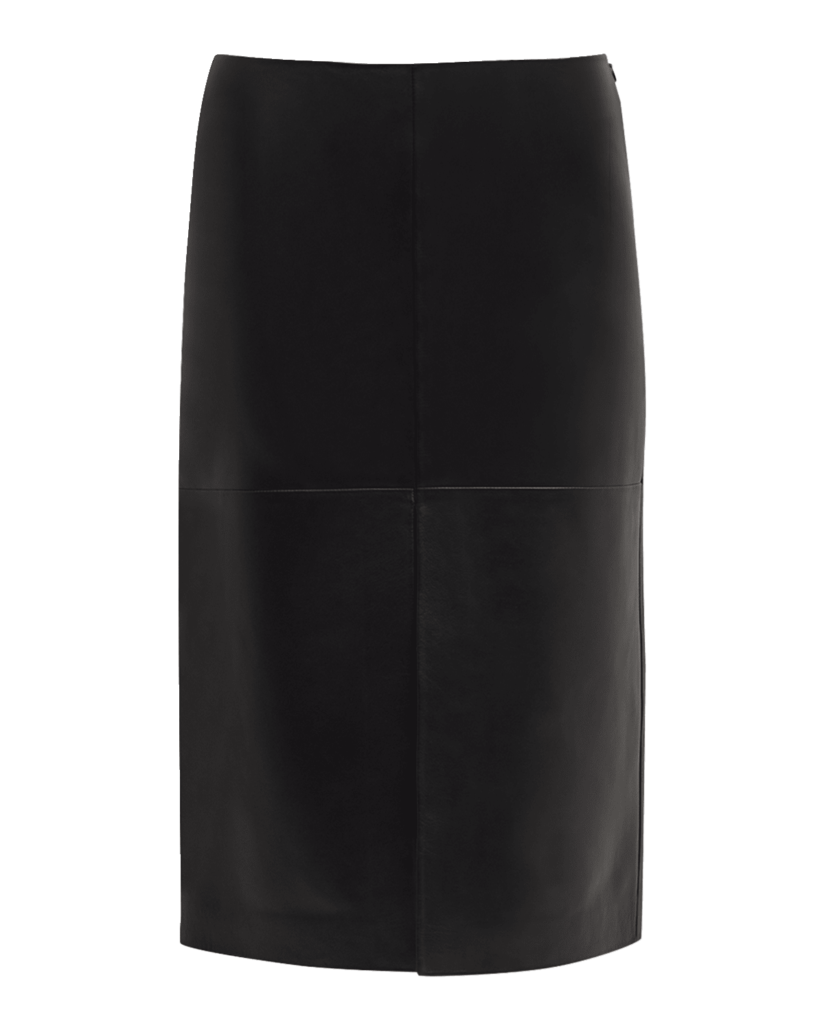 FABIANA FILIPPI Straight Lambskin Leather Midi Skirt
