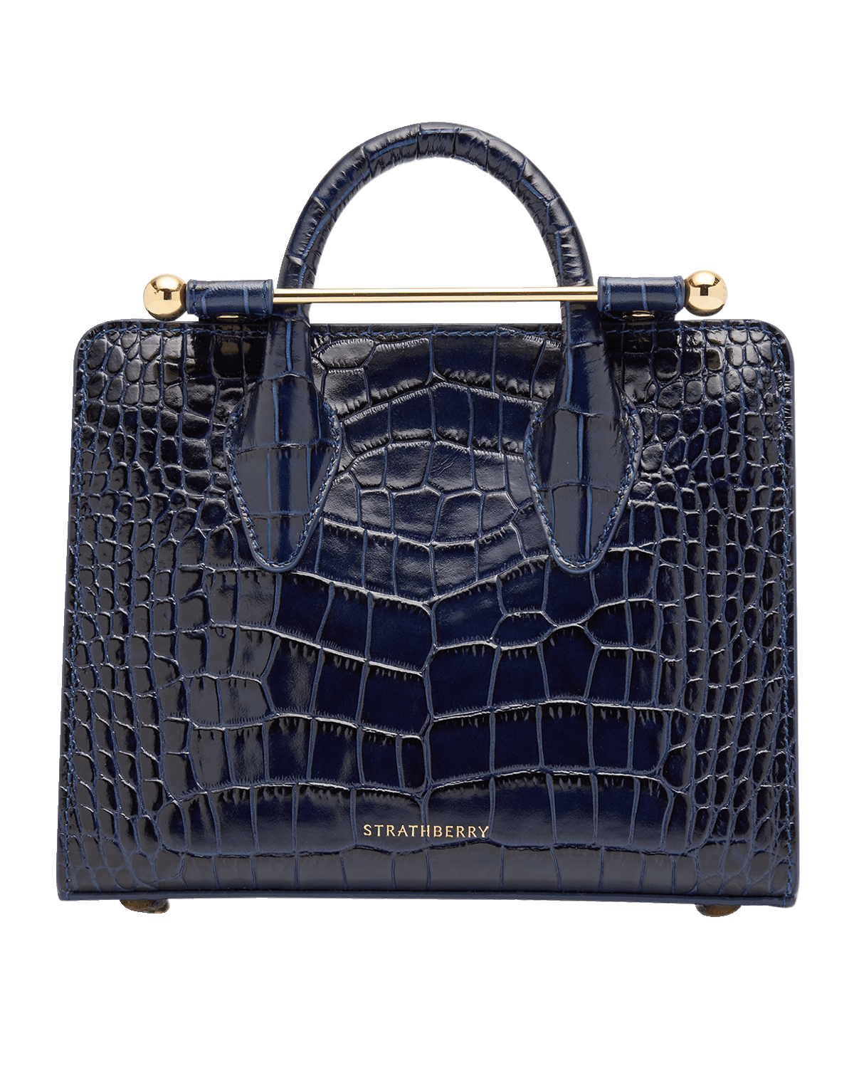 STRATHBERRY Nano Croc-Embossed Tote Bag