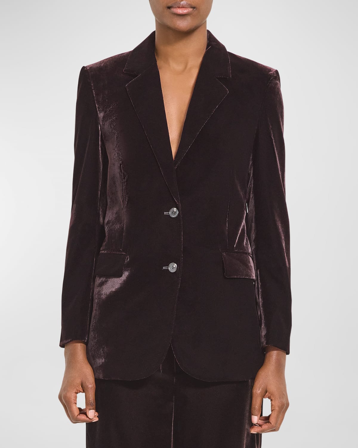 Theory Velvet Tailored Jacket