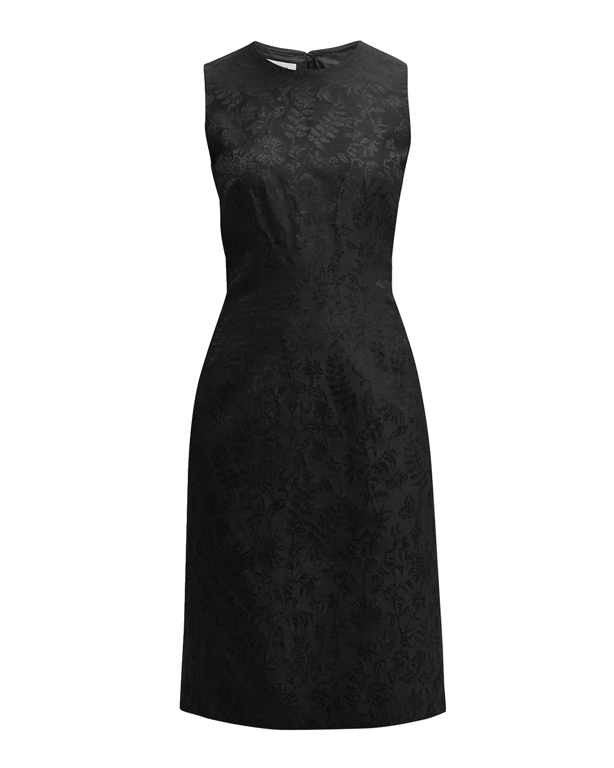 Lafayette 148 New York Harpson Sleeveless Botanical-Print Midi Dress