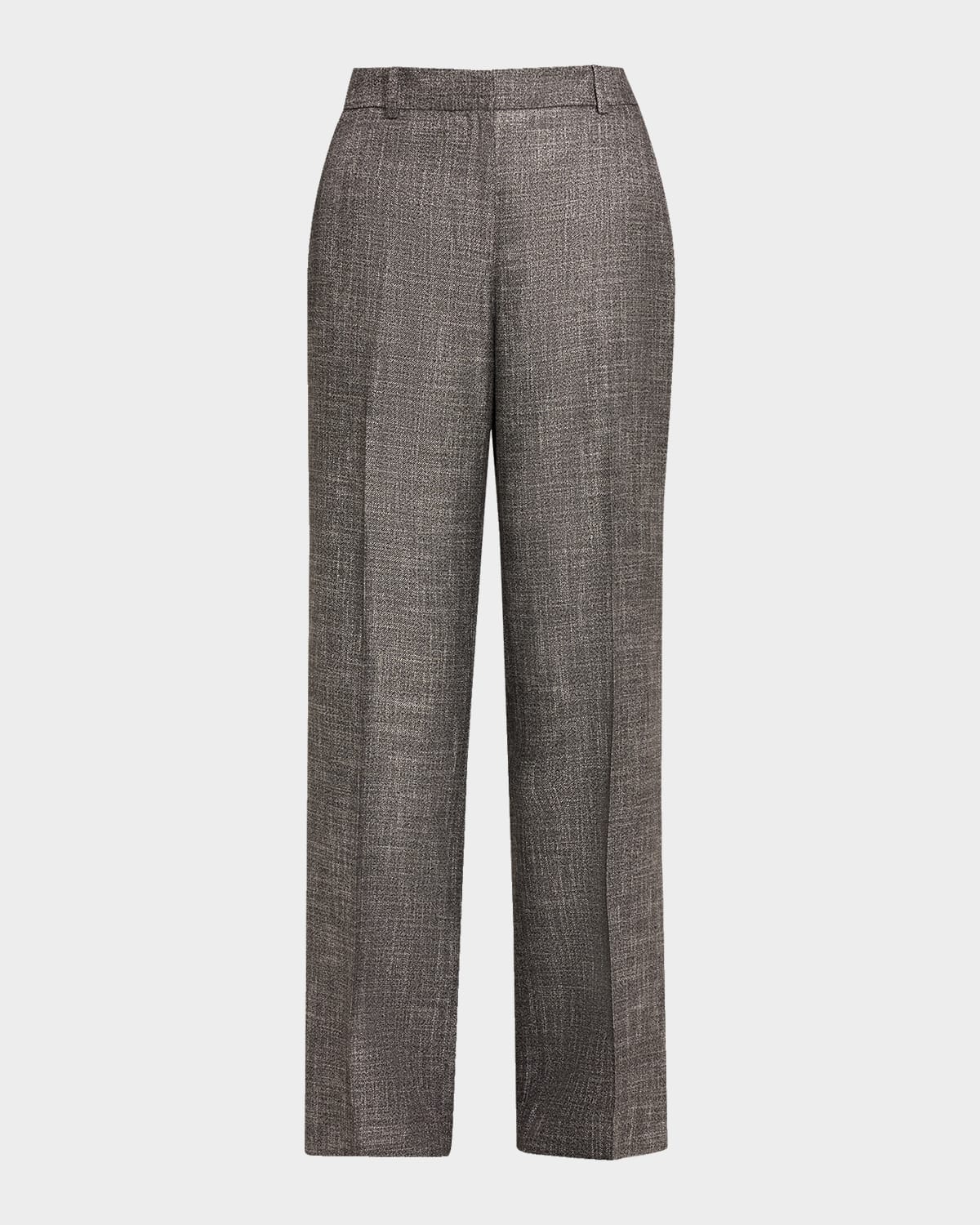 Lafayette 148 New York Gates Mid-Rise Straight-Leg Pants