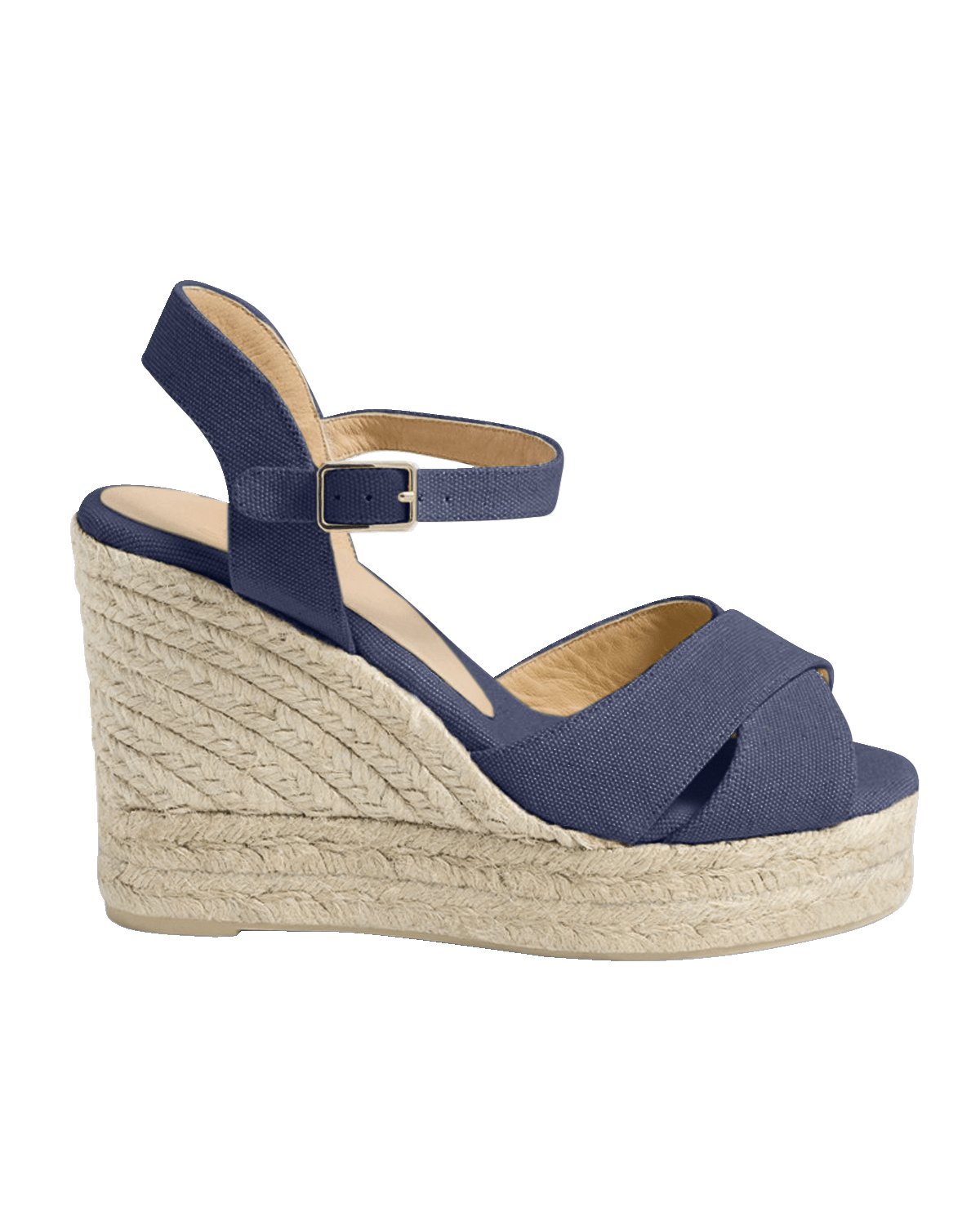 Castaner Blaudell Canvas Wedge Espadrille Sandals