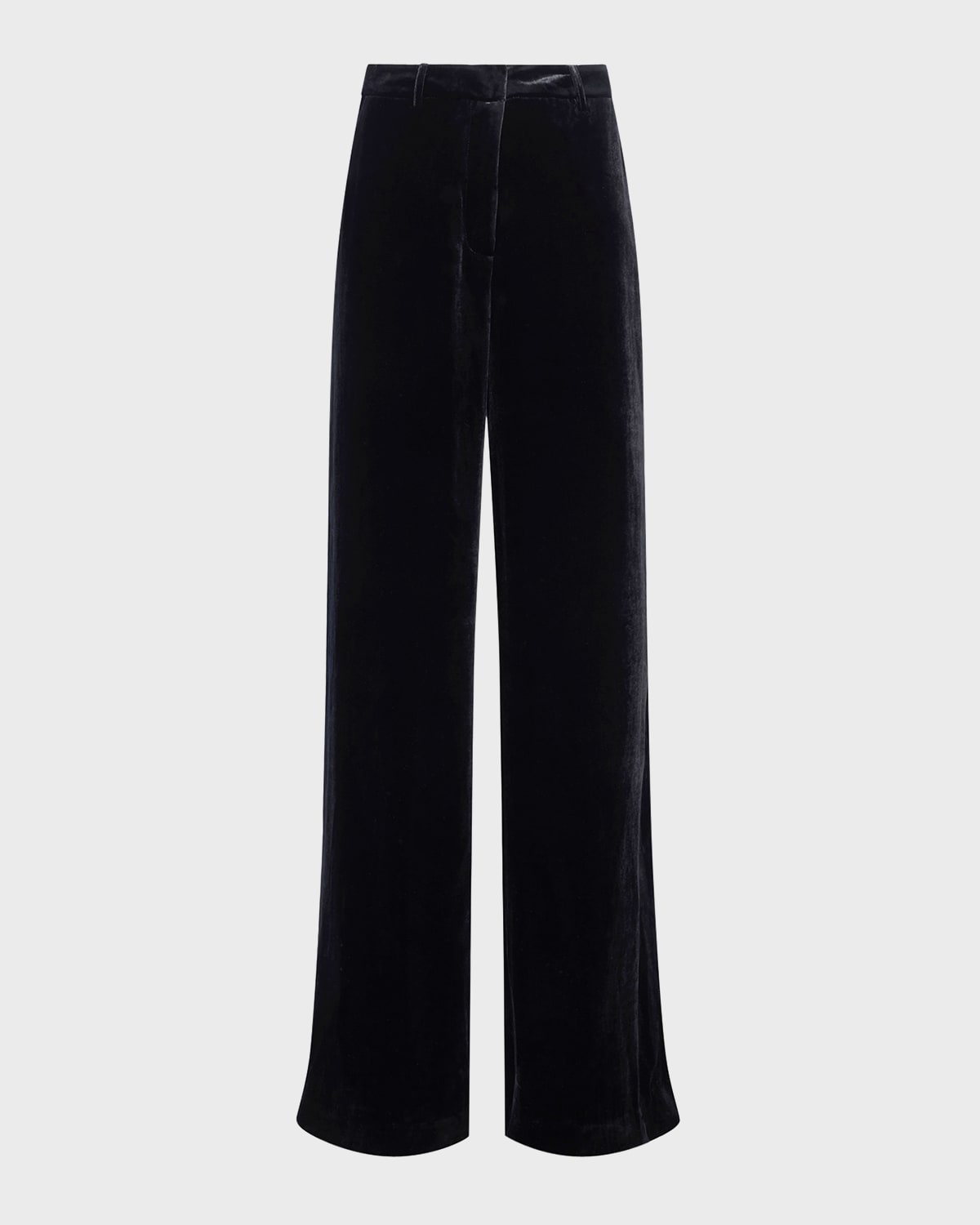L'Agence Pilar Velvet Wide-Leg Pants