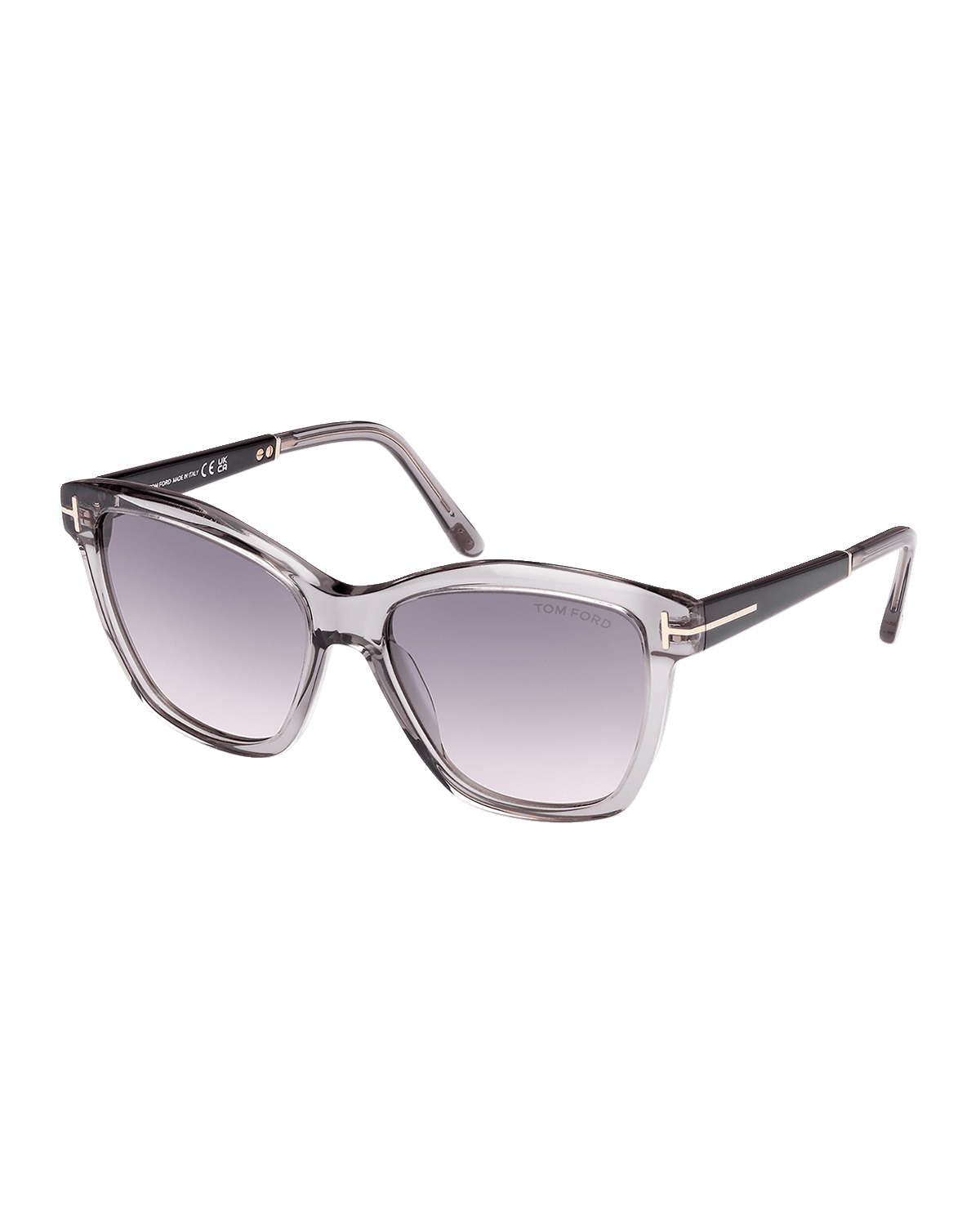 TOM FORD Lucia Gradient Acetate Cat-Eye Sunglasses