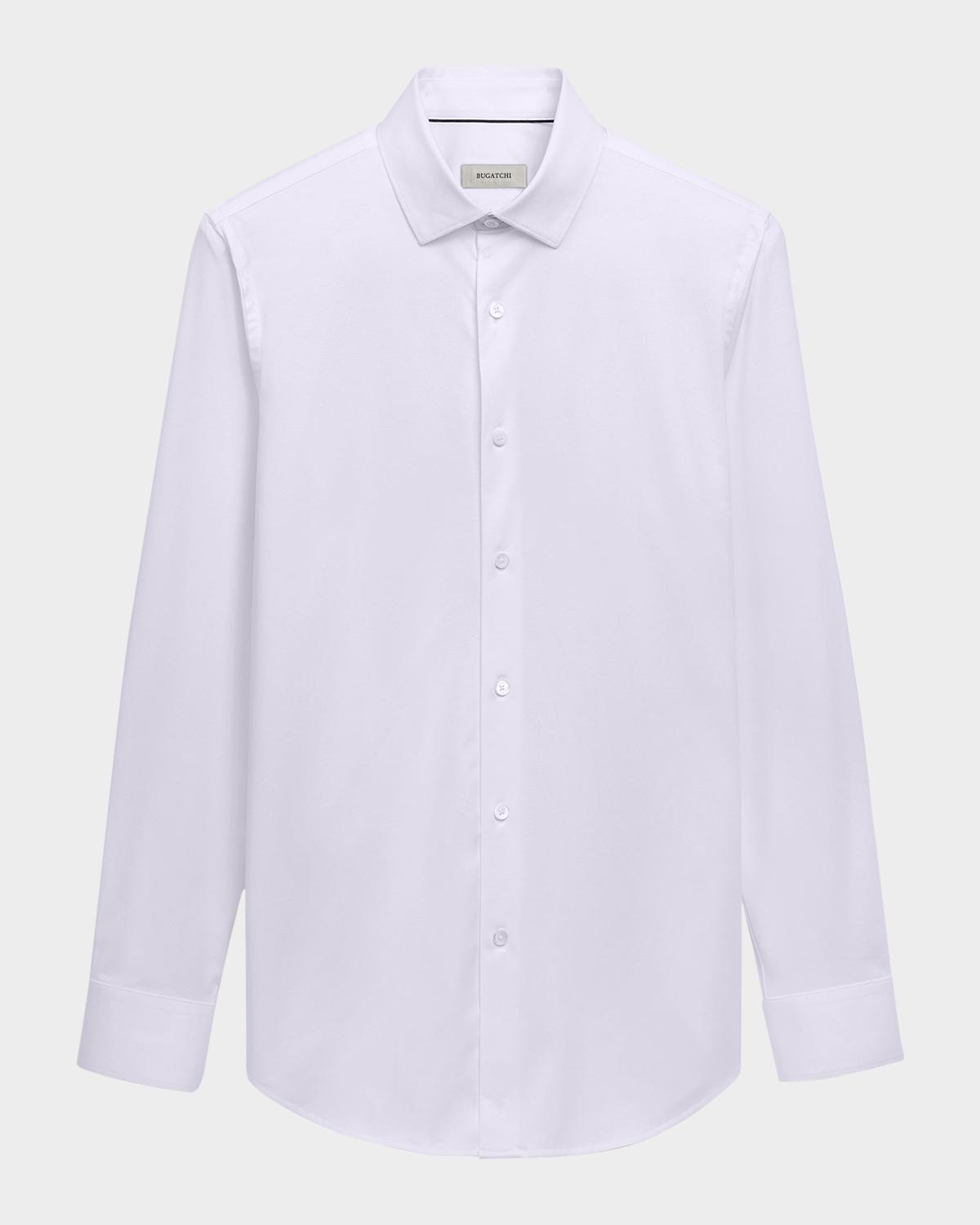 Bugatchi Men's James Solid OoohCotton Sport Shirt