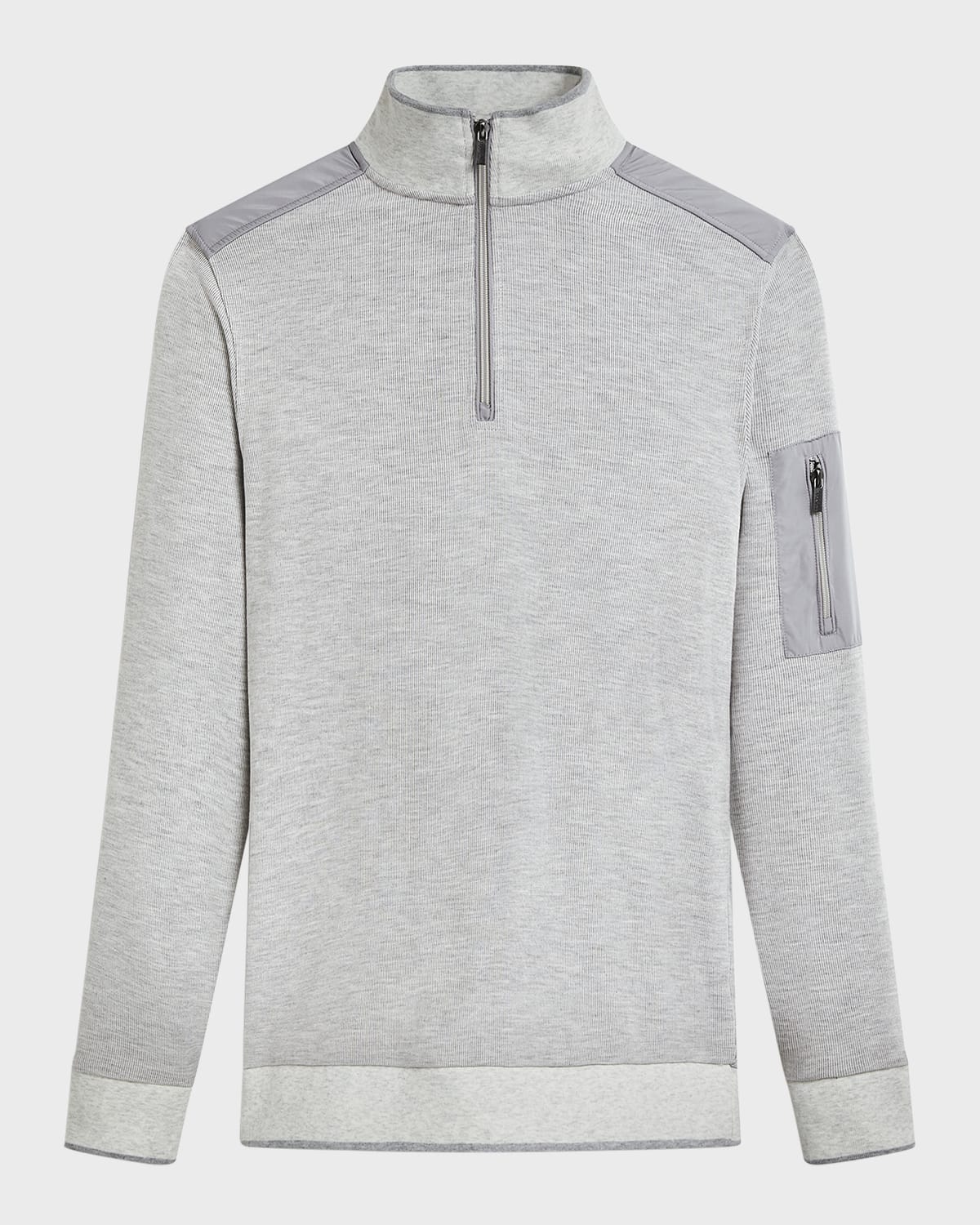 Bugatchi Men's Quarter-Zip Pullover Sweater
