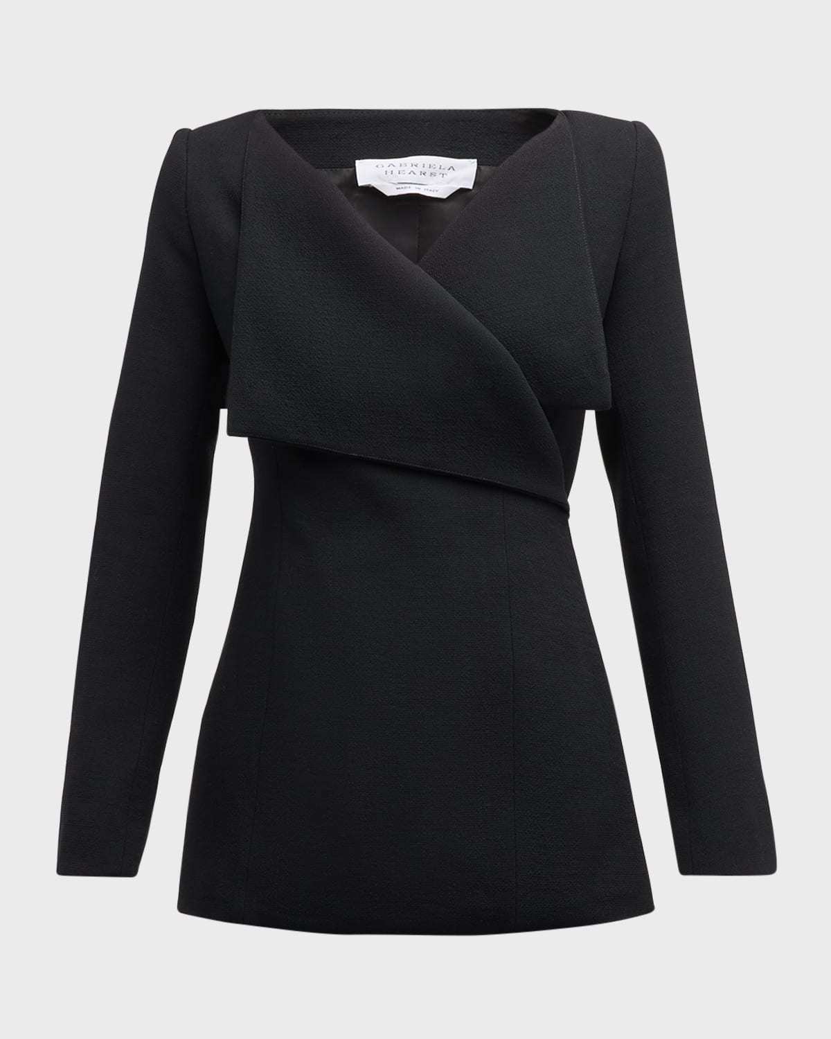 Gabriela Hearst Keir Crepe Tailored Jacket