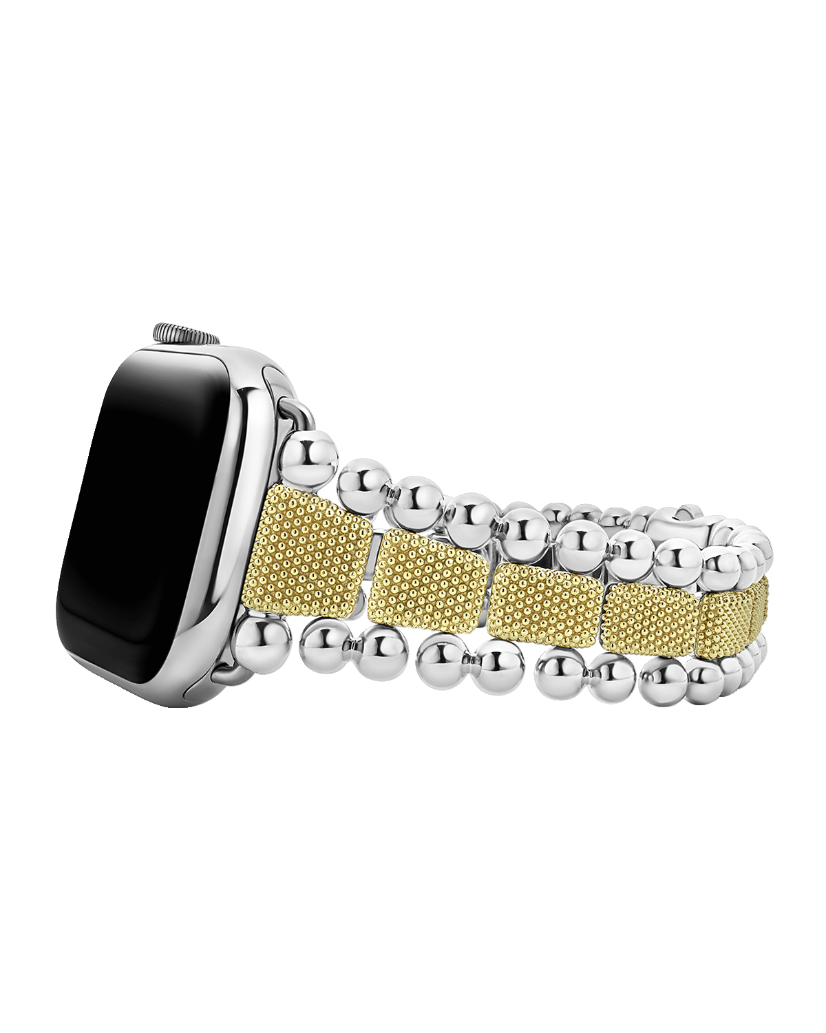 LAGOS Smart Caviar Lux Sterling Silver and 18K Gold 42mm Watchband