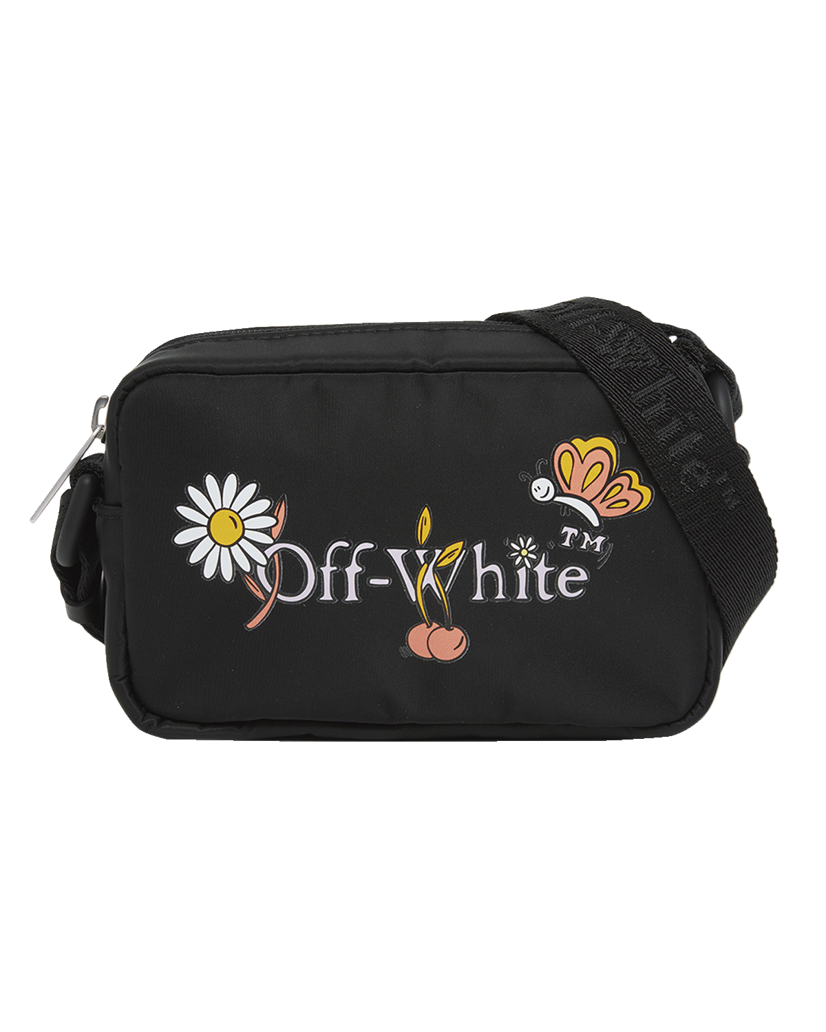 Off-White Girl's Funny Flowers Camera Bag