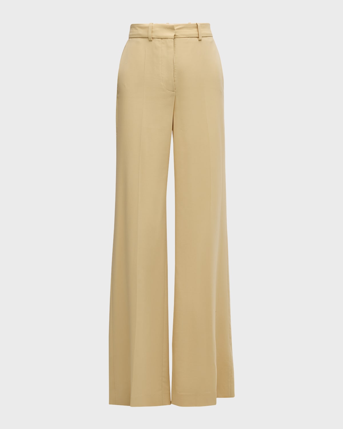 Joseph Morissey Straight-Leg Stretch Wool Pants