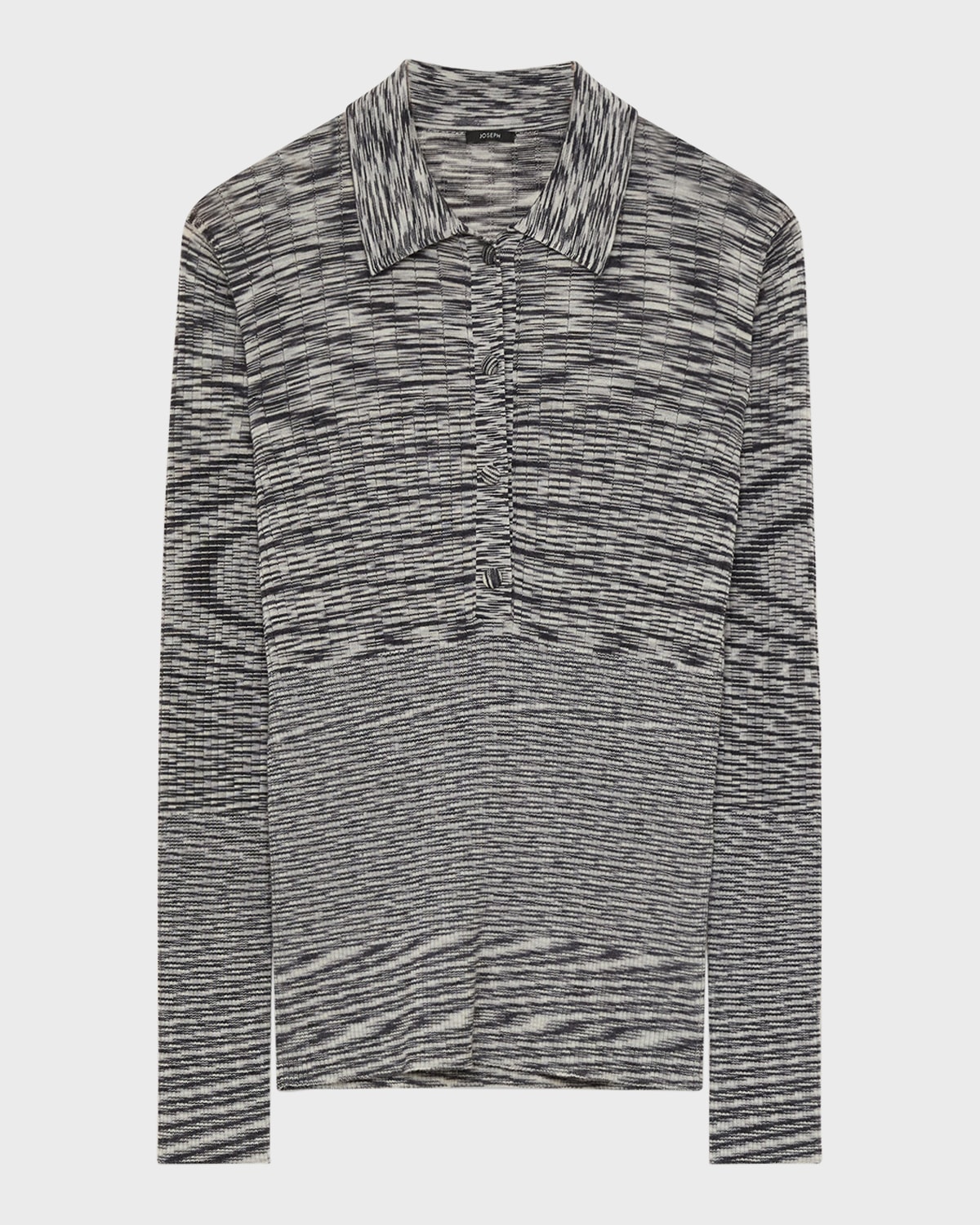 Joseph Abstract-Print Wool-Blend Polo