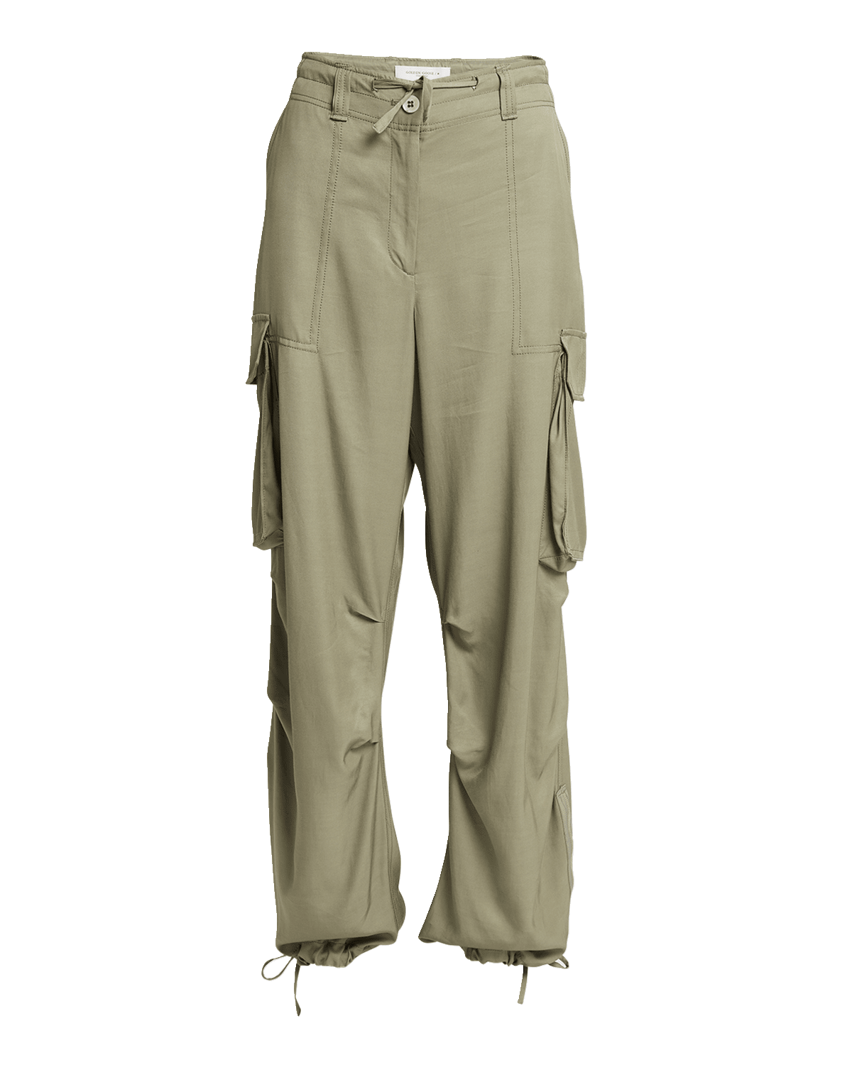 Golden Goose Journey Wide-Leg Drawstring Cargo Pants