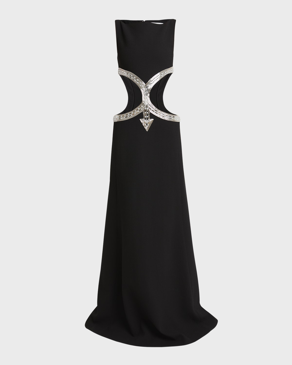 Chloe Maude Cutout Gown with Crystal Detail