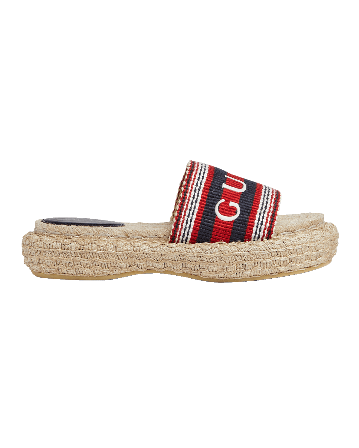 Gucci Sabela Embroidered Logo Espadrille Sandals