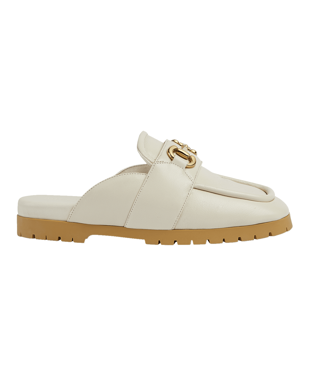 Gucci Airel Leather Horsebit Loafer Mules