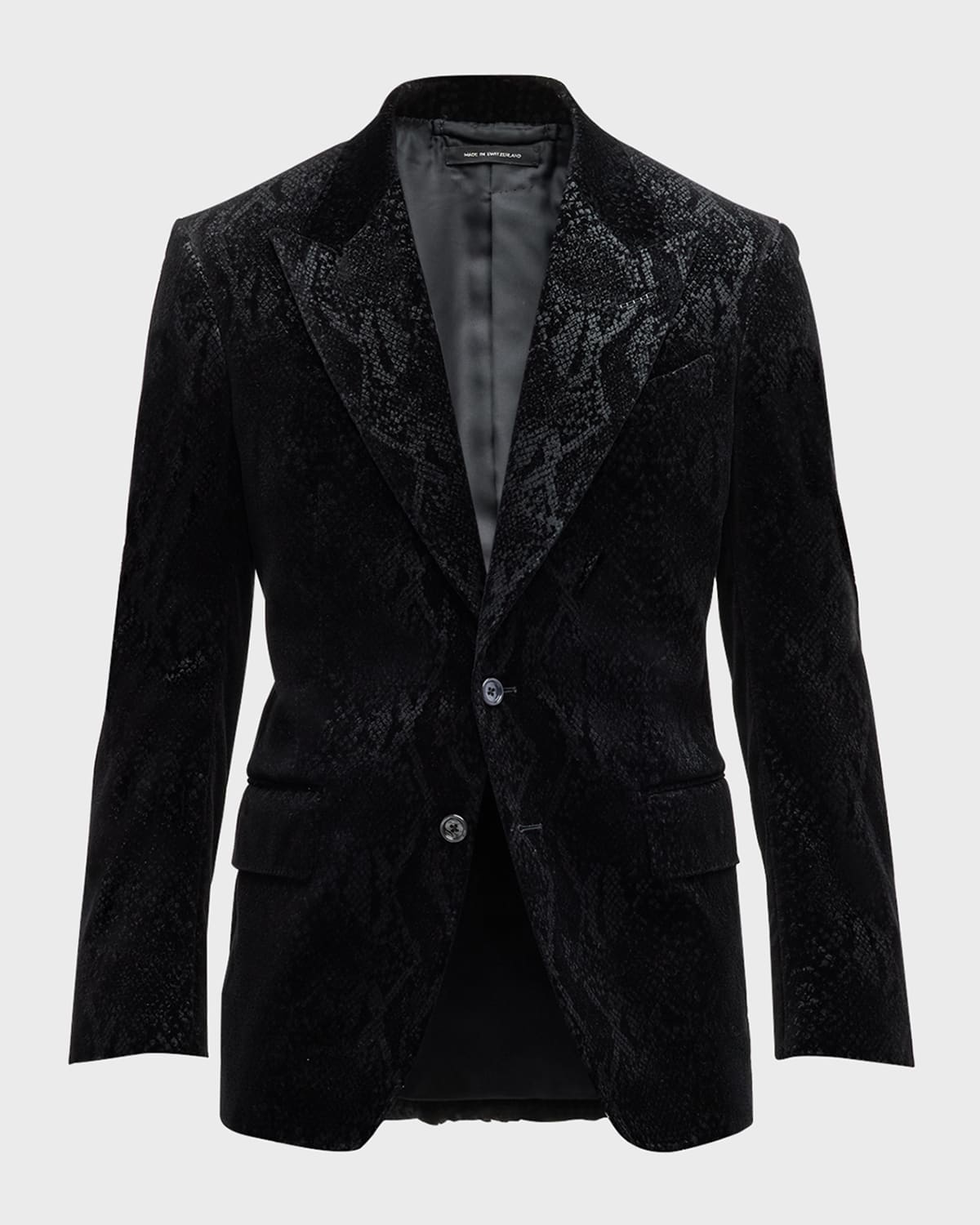 TOM FORD Men's Shelton Cylinder Snake Sport Coat